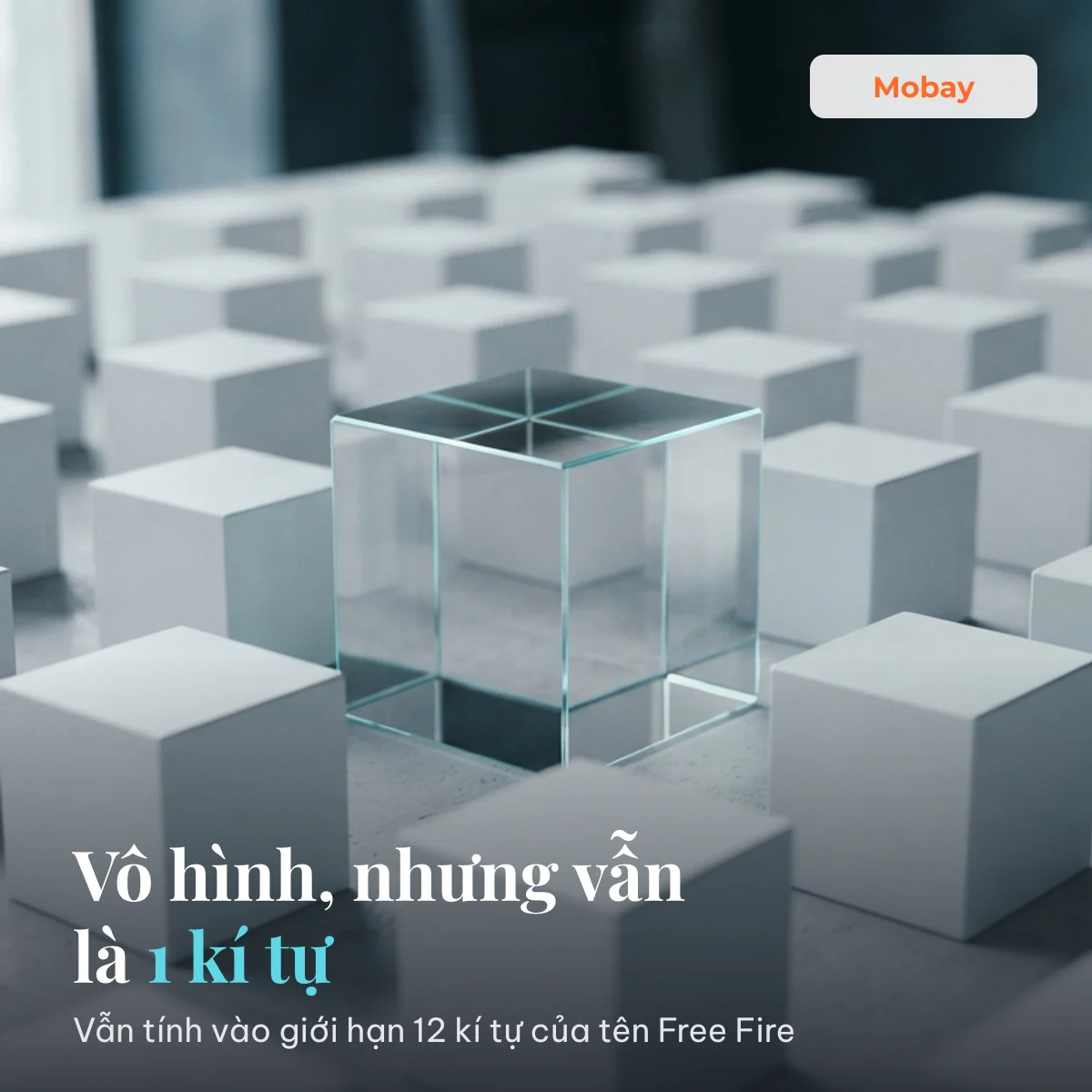 Kí tự khoảng trống vô hình vẫn tính là một kí tự trong tên game