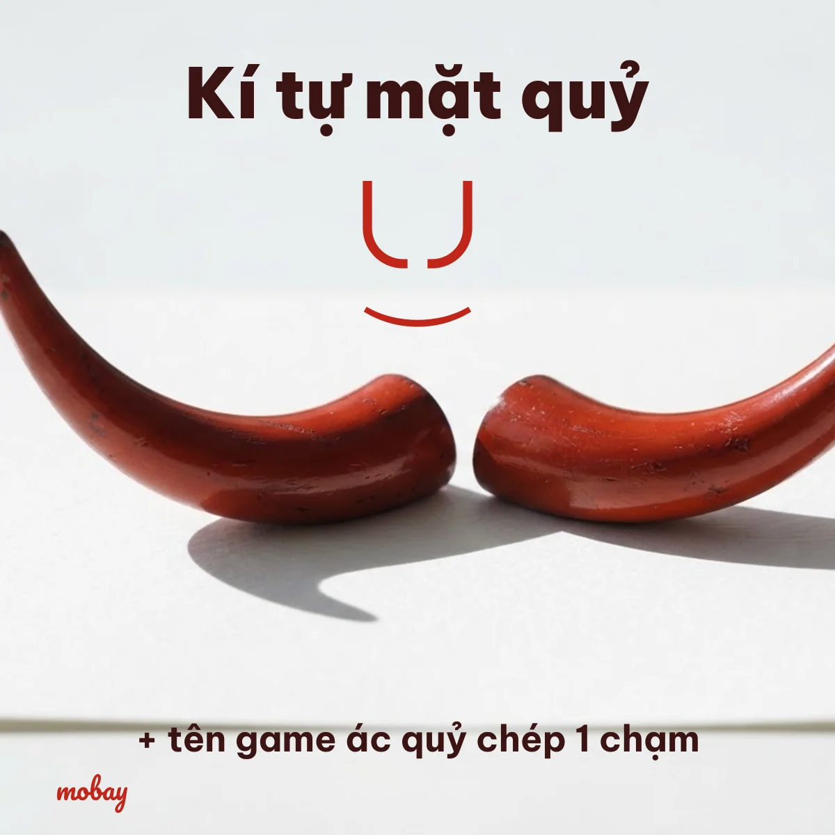 Kí tự mặt quỷ ╰‿╯ và tên game ác quỷ