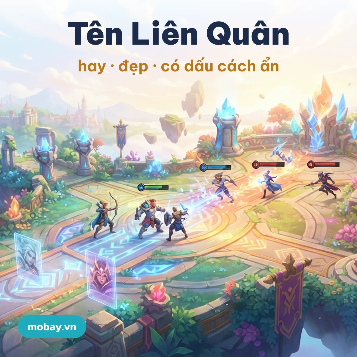Tên Liên Quân hay đẹp có dấu cách ẩn 2026