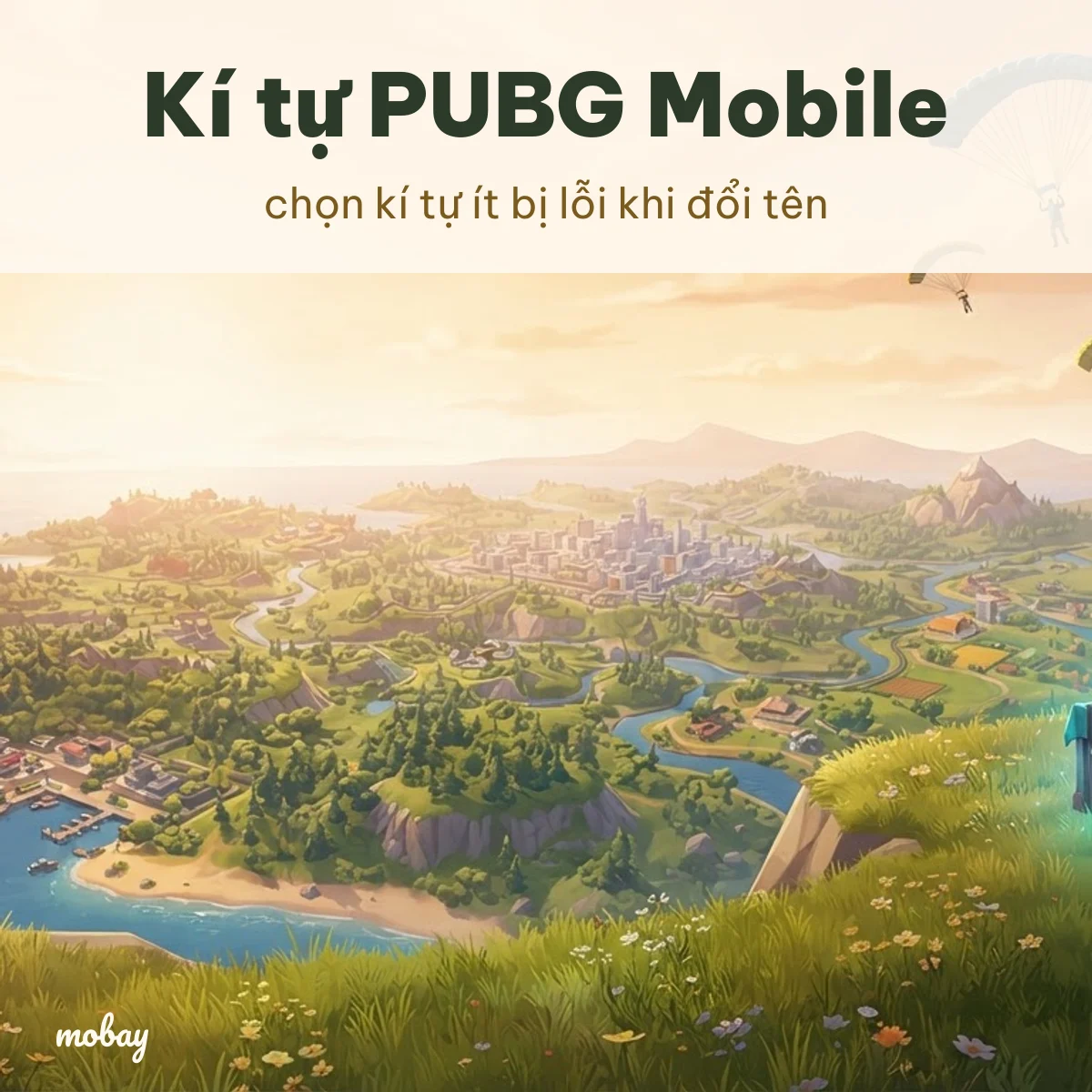 Kí tự đặc biệt PUBG Mobile cho tên nhân vật