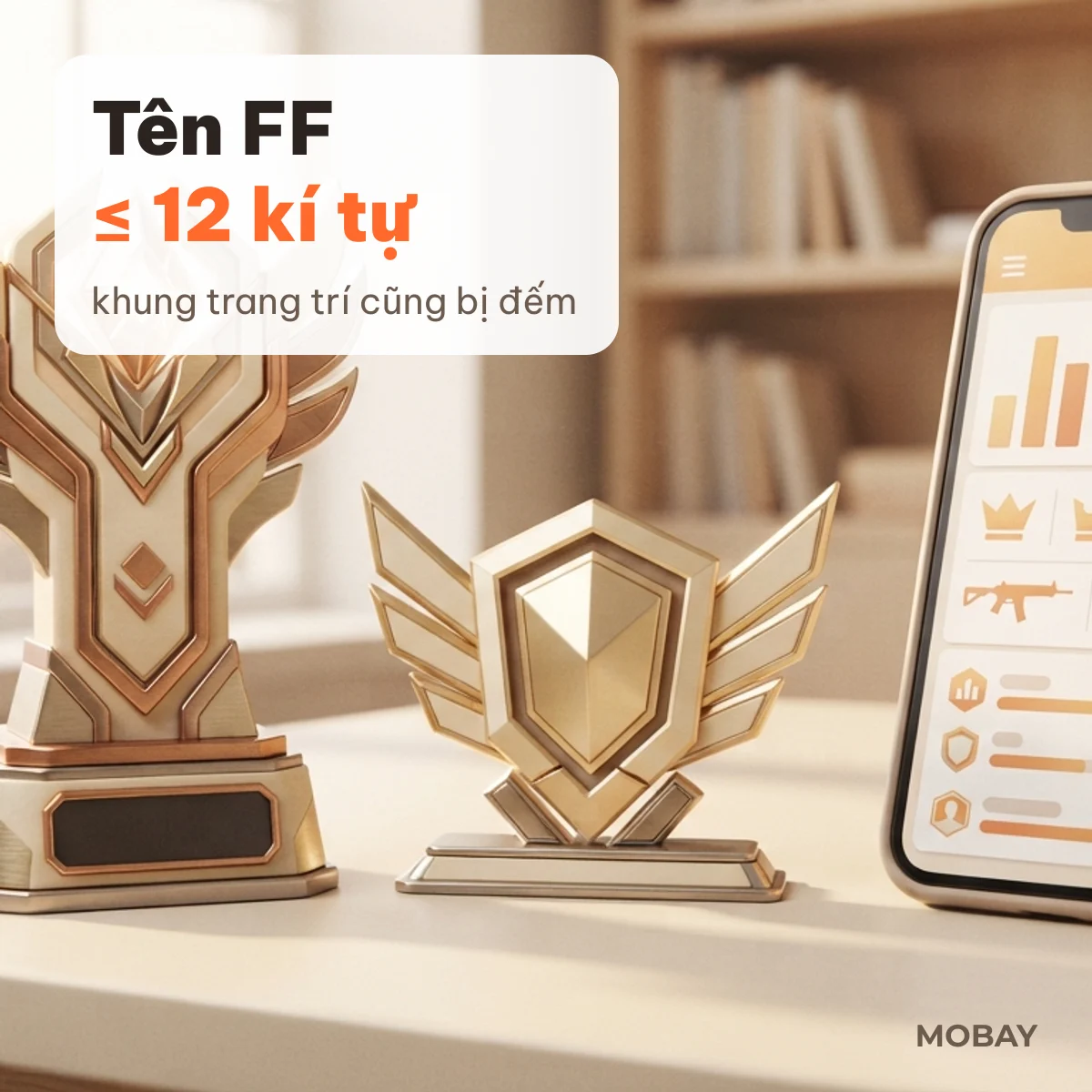 Tên FF tối đa 12 kí tự tính cả khung trang trí Tên FF tối đa 12 kí tự tính cả khung trang trí