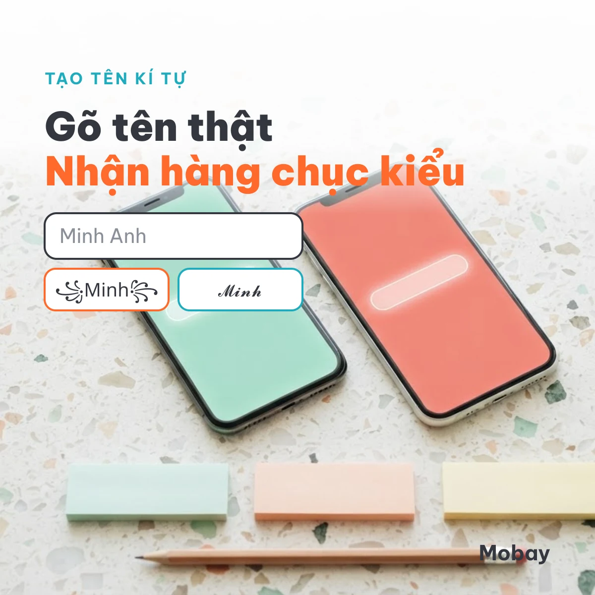 Tạo tên kí tự đặc biệt bằng cách gõ tên thật vào công cụ